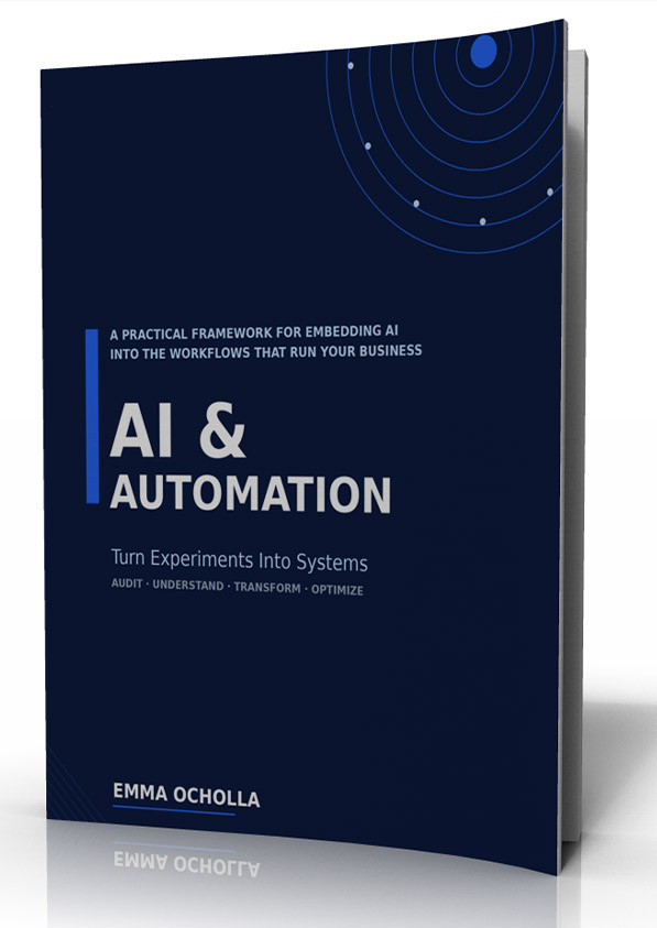 AI & Automation: Turn Experiments Into Systems A Practical Framework for Embedding AI Into the Workflows That Run Your Business (The A.U.T.O. Framework)